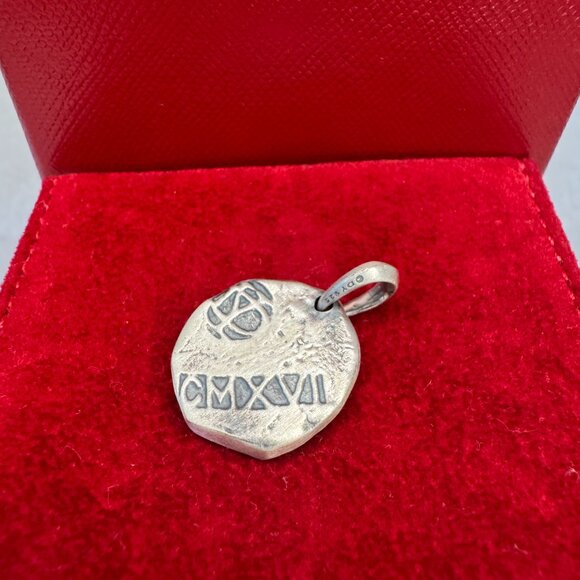 David Yurman Shipwreck Coin Amulet In Sterling Silver for Men - Picture 3 of 3